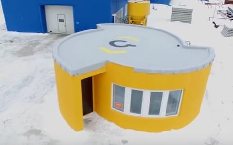 3D printed concrete house