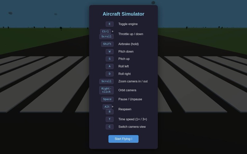 Aircraft Simulator by Ved