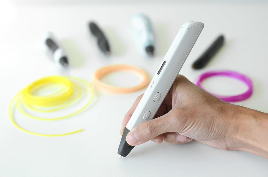 A 3D pen that uses PLA filament